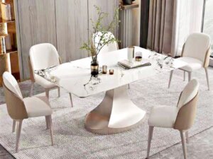 盛宴 岩板長型餐桌