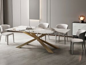 篝火 岩板長型餐桌