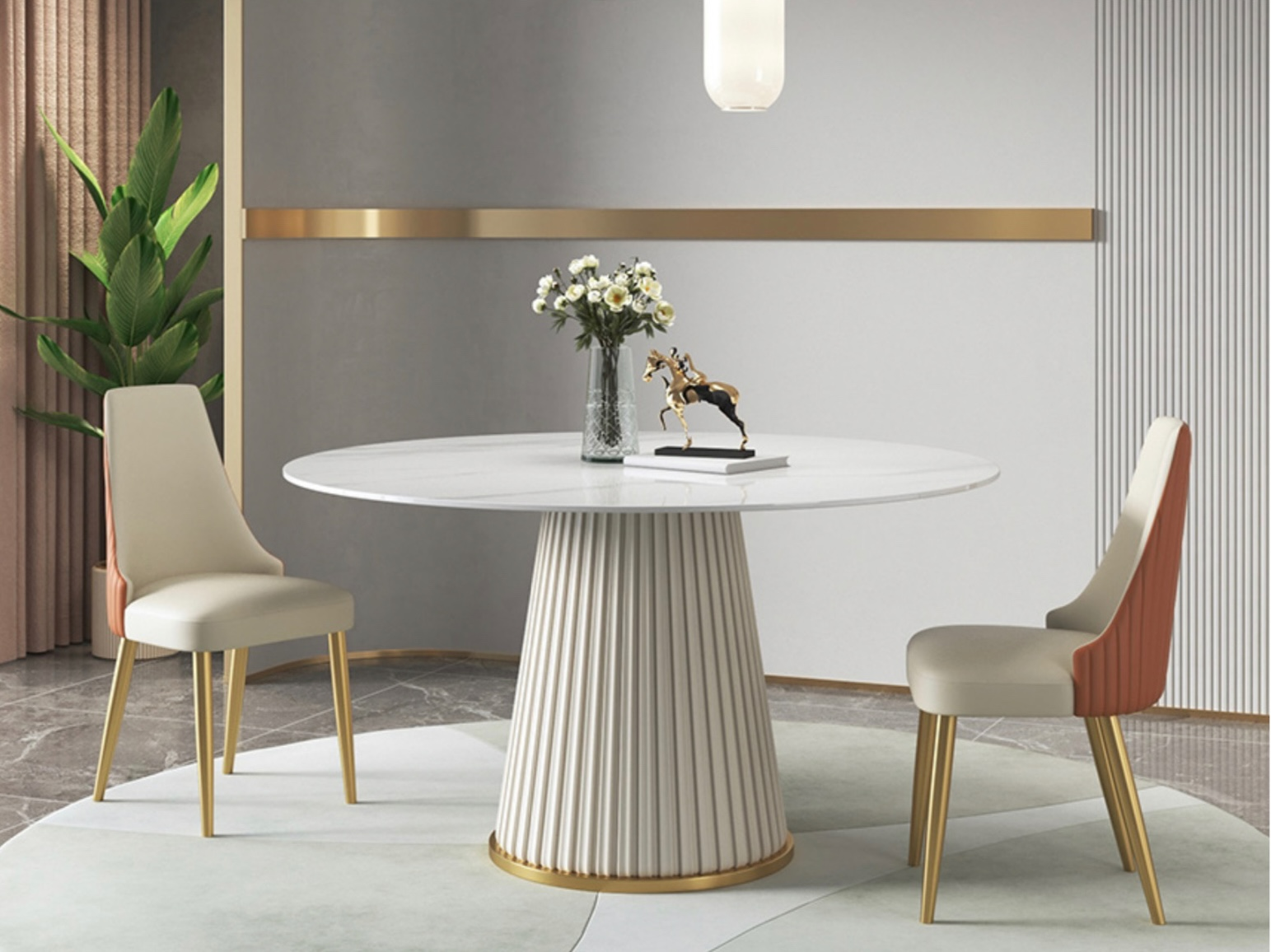 羅馬假期 圓型餐桌/洽談桌