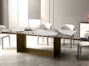 平行時空 岩板長型餐桌