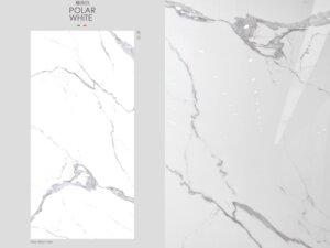 極地白 亮光岩版